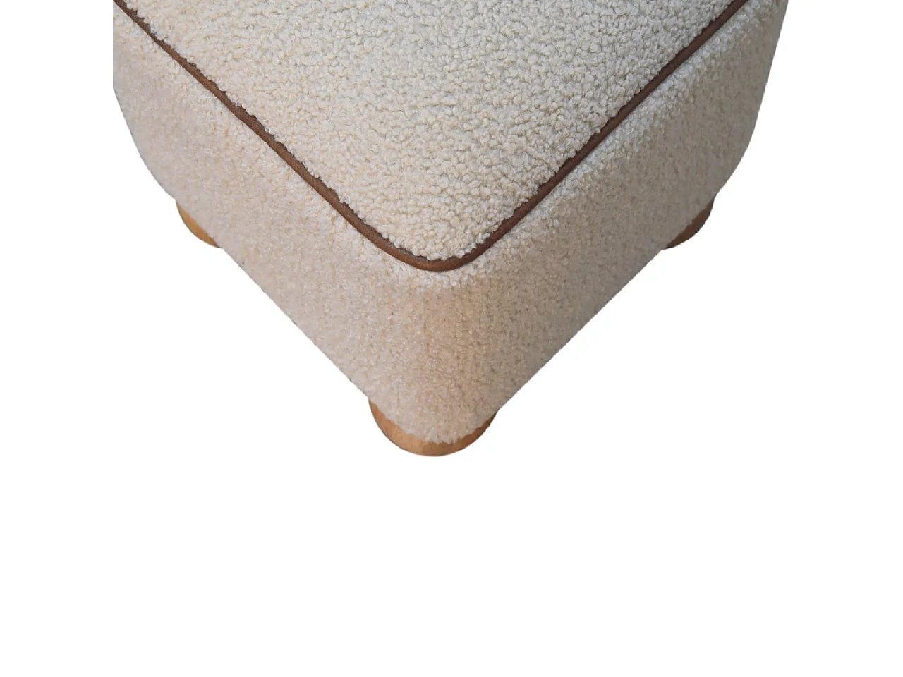 Artisan Furniture Solid Wood Serenity Footstool with Ball Feet