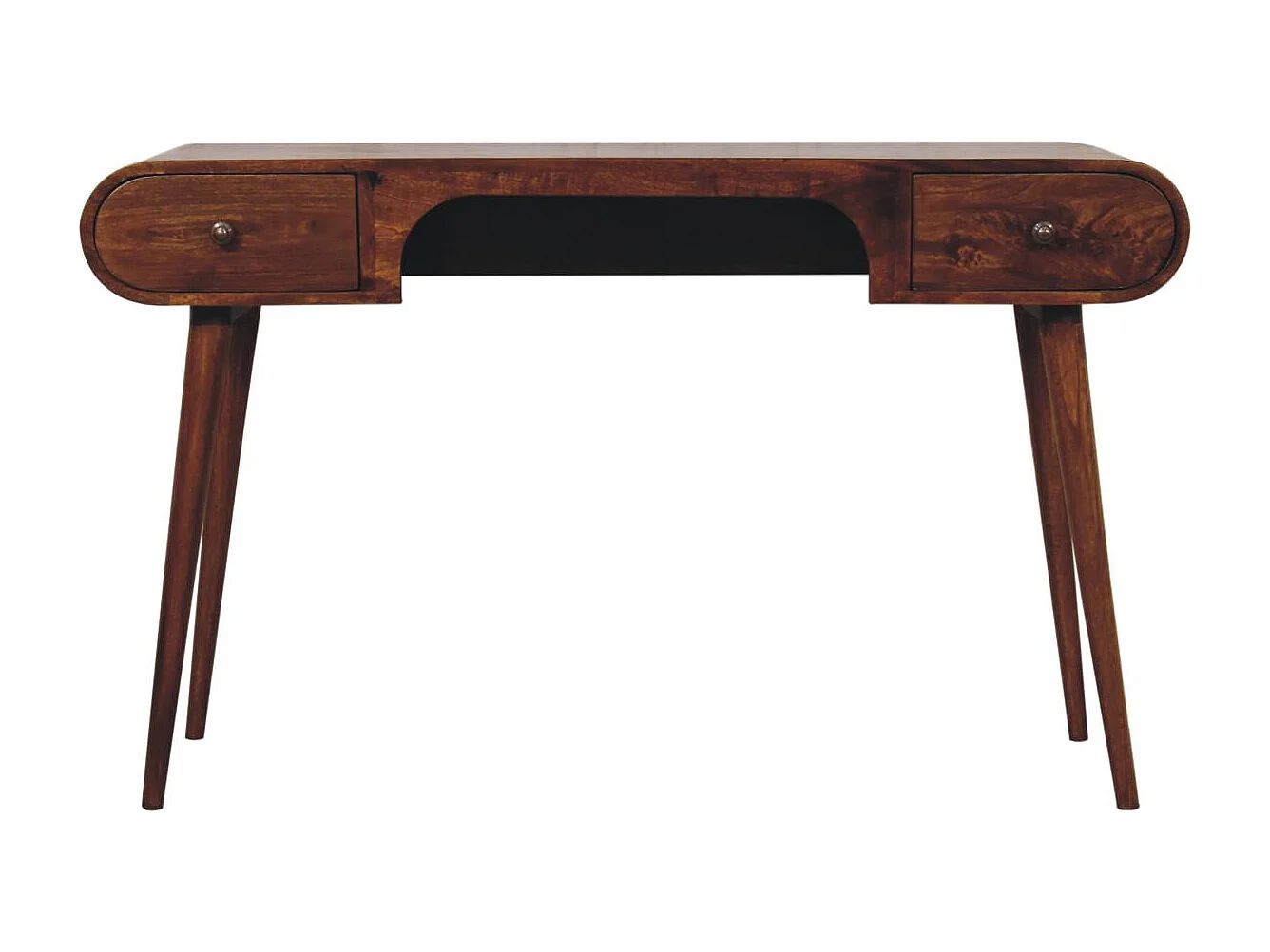 Artisan Furniture Solid Wood Chestnut London Arch Writing Desk