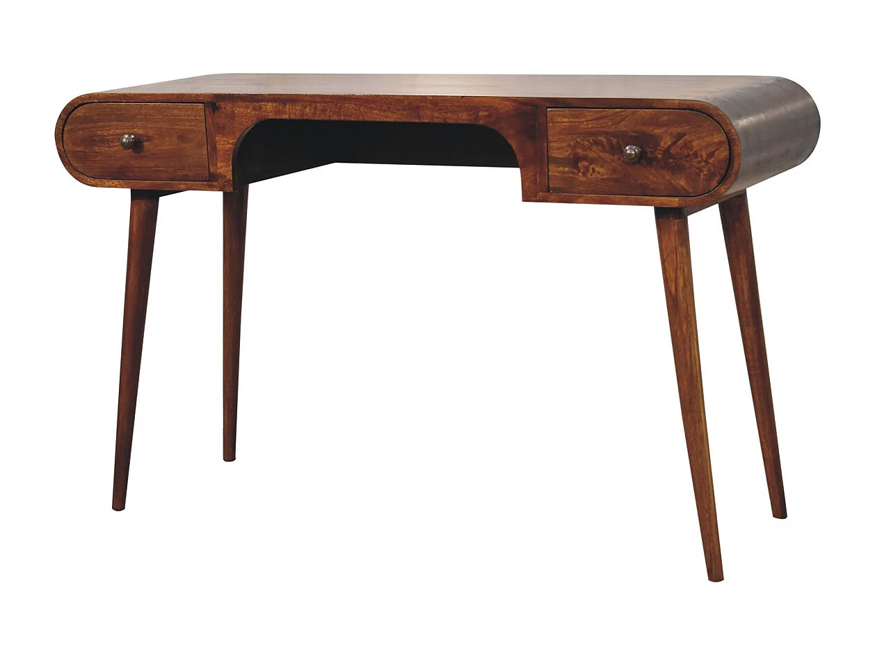 Artisan Furniture Solid Wood Chestnut London Arch Writing Desk