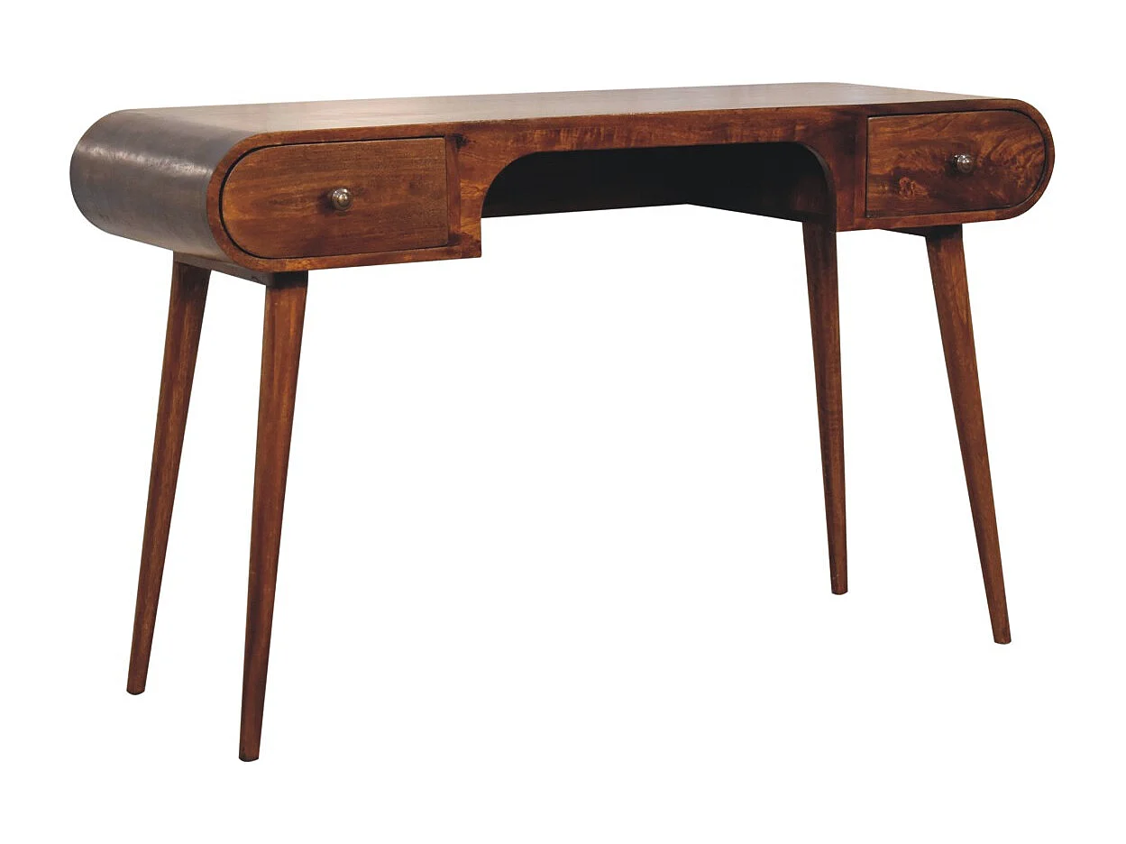 Artisan Furniture Solid Wood Chestnut London Arch Writing Desk