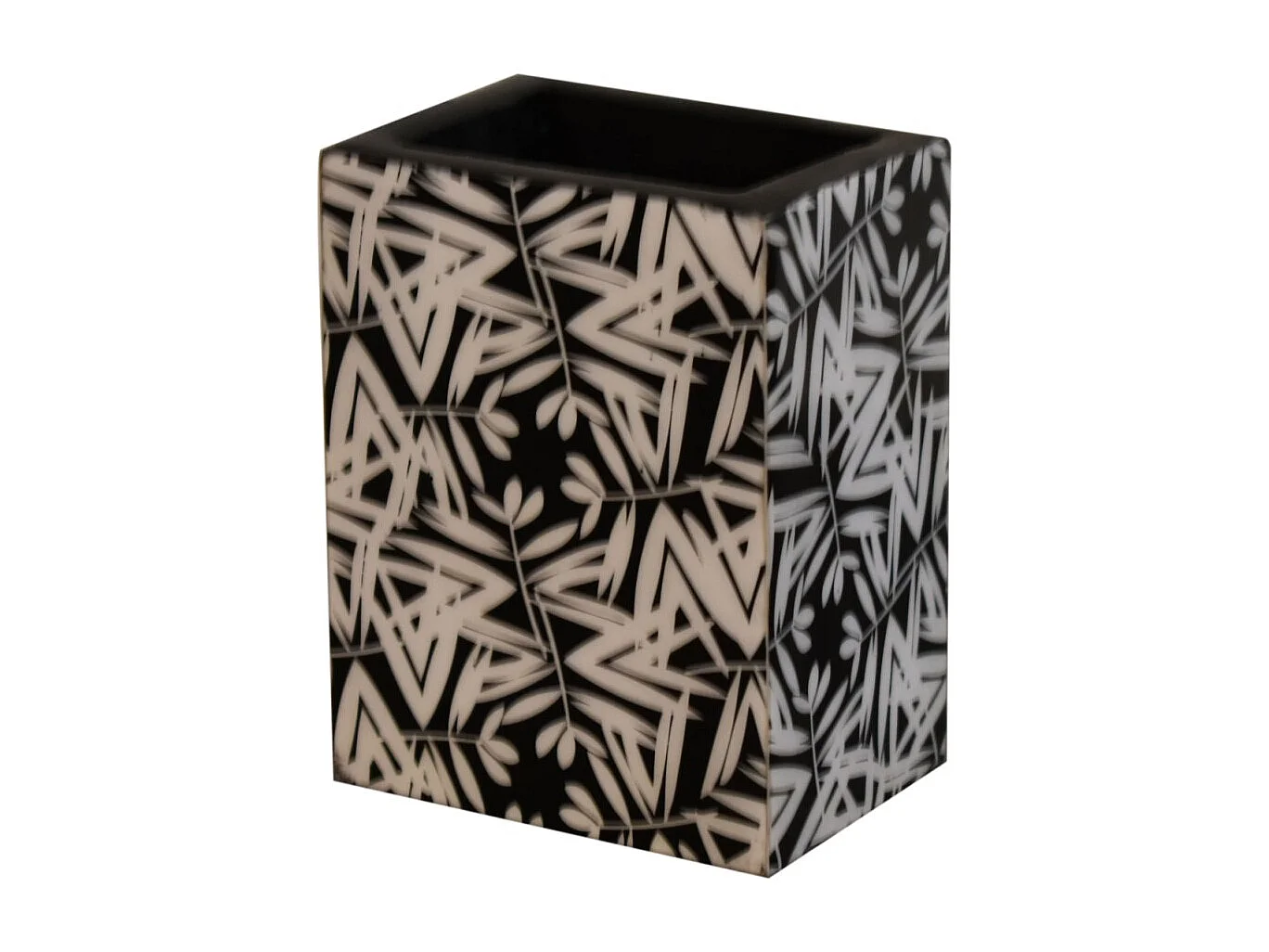 Artisan Furniture Solid Wood Aztec Print Bathroom Set of 6