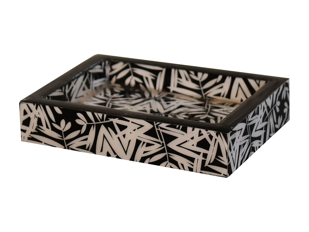Artisan Furniture Solid Wood Aztec Print Bathroom Set of 6