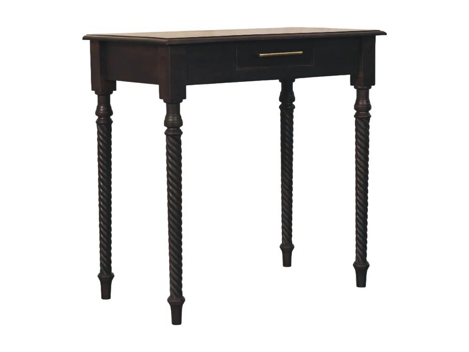 Artisan Furniture Solid Wood Cordelier Turned-Leg Writing Desk