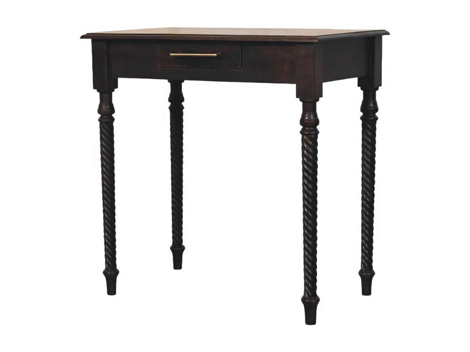 Artisan Furniture Solid Wood Cordelier Turned-Leg Writing Desk