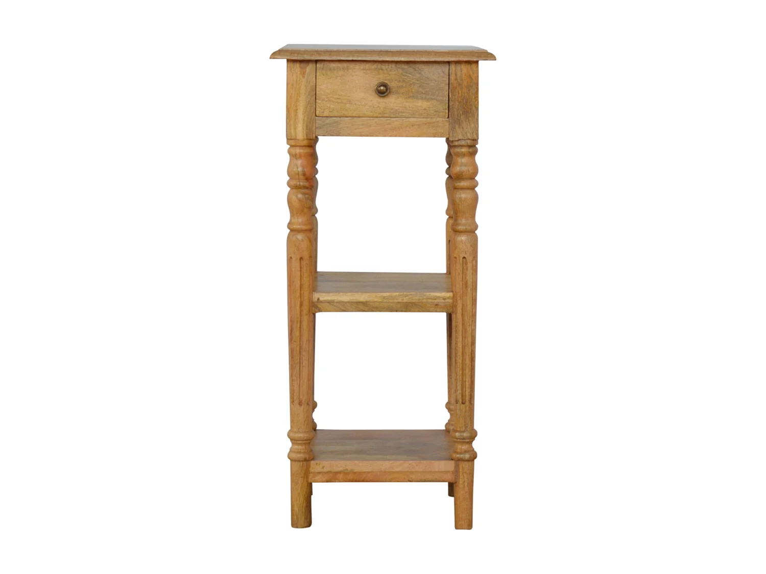 Artisan Furniture Solid Wood Turned Leg Telephone Table