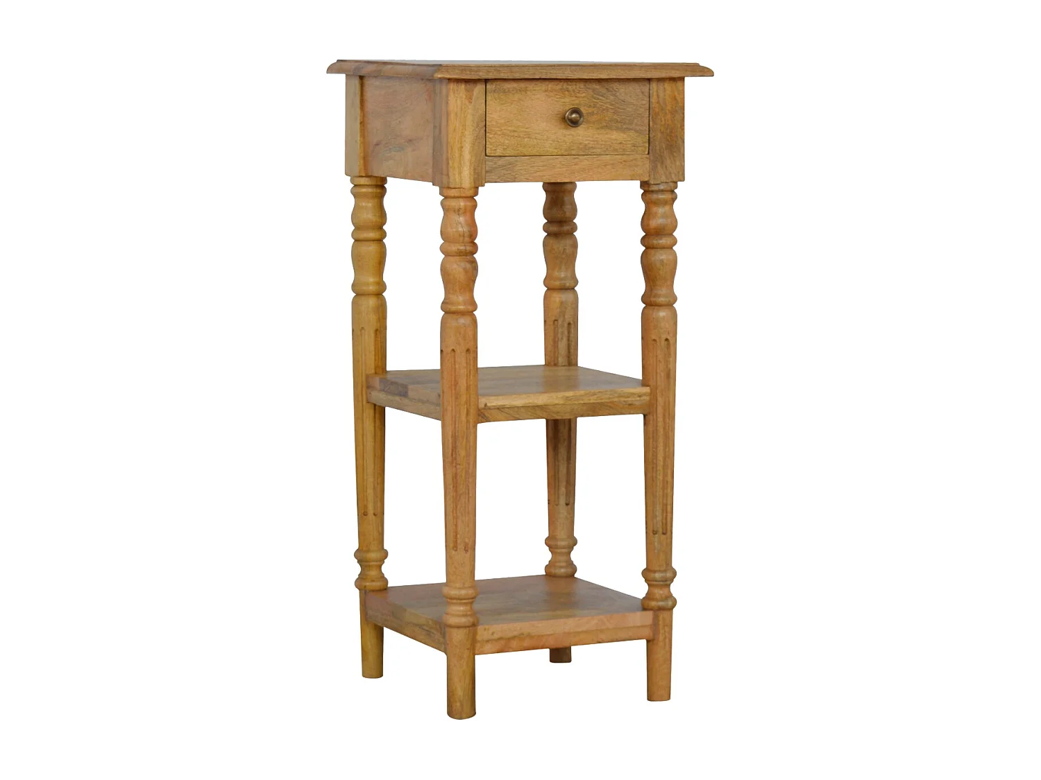Artisan Furniture Solid Wood Turned Leg Telephone Table