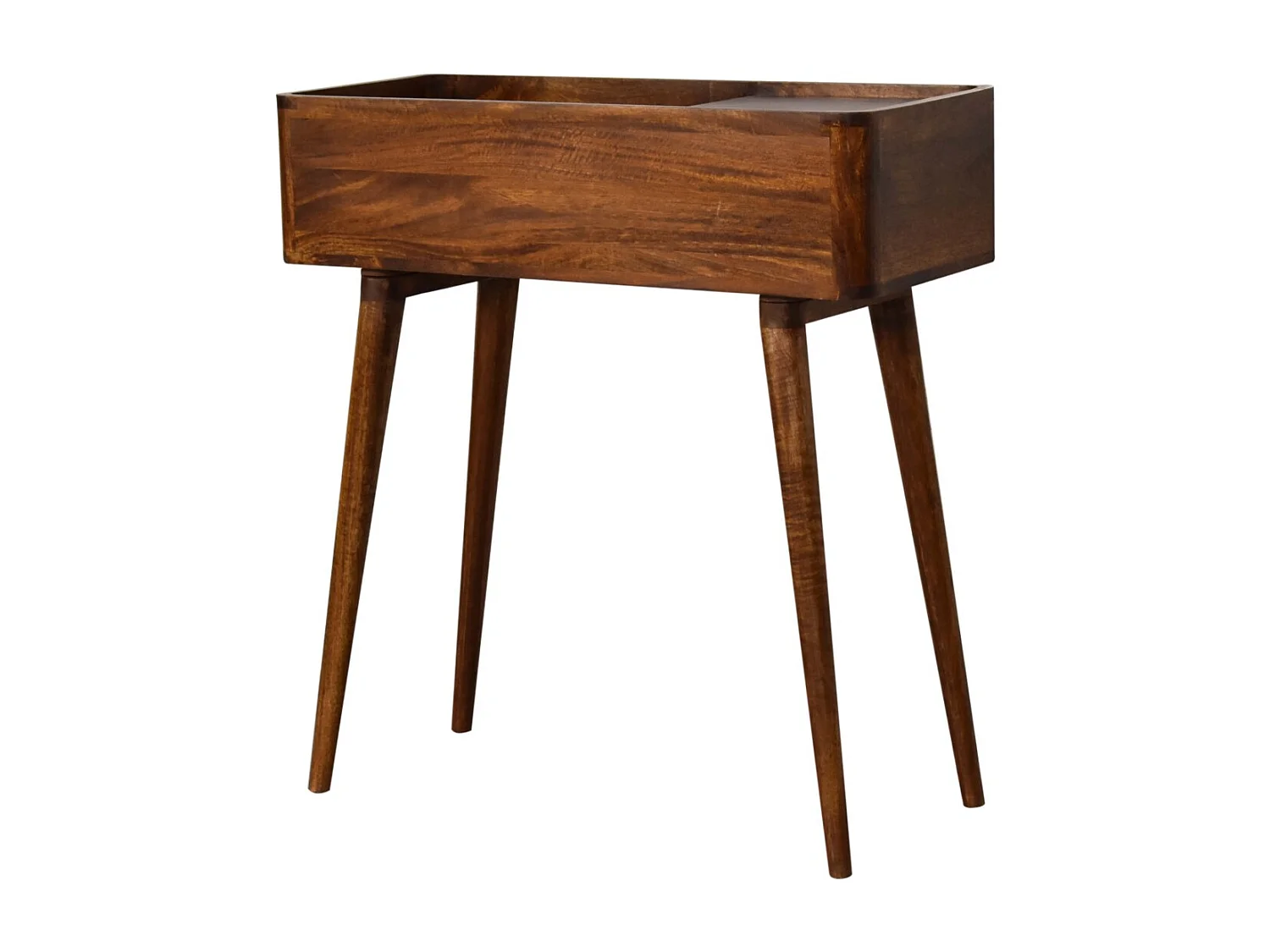 Artisan Furniture Solid Wood Open-top Chestnut Console