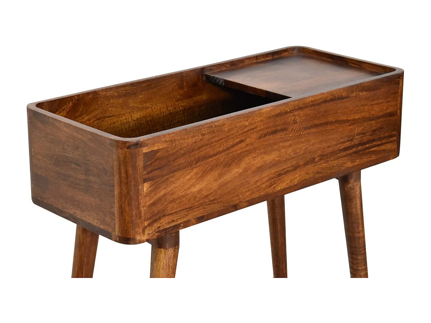 Artisan Furniture Solid Wood Open-top Chestnut Console