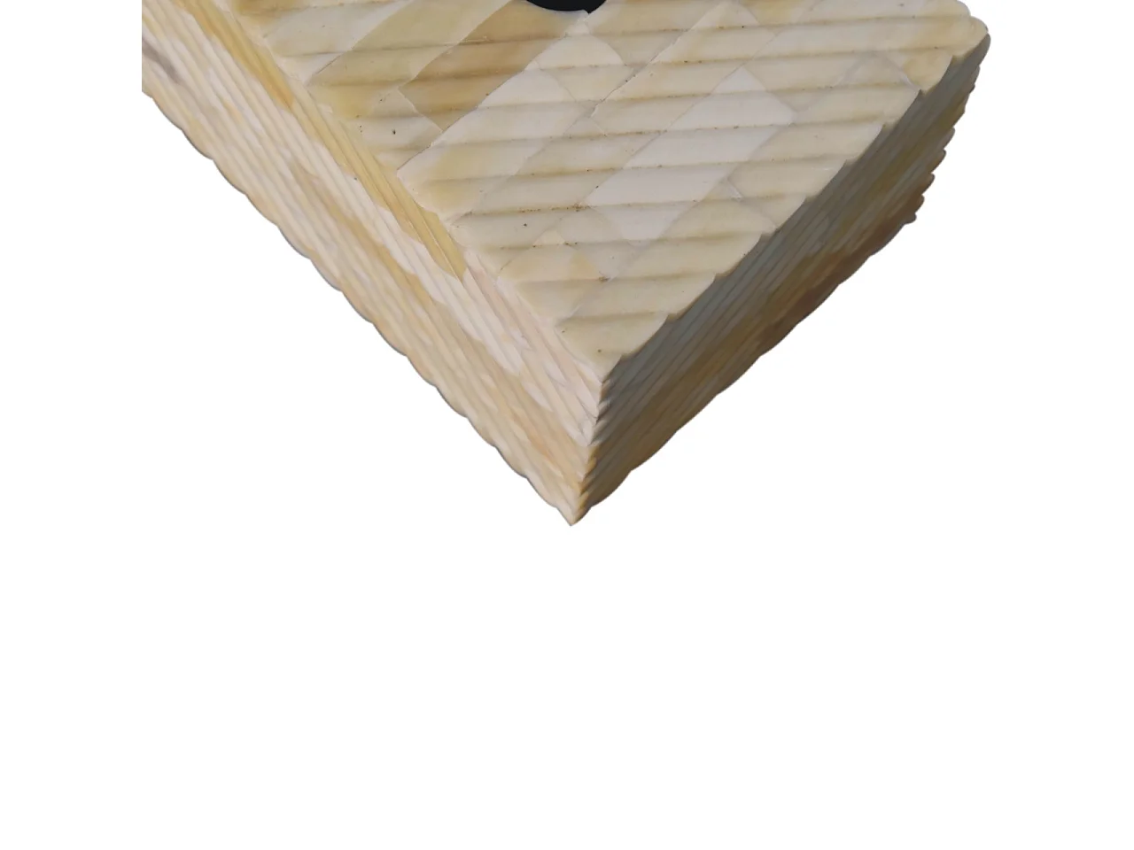 Artisan Furniture Solid Wood Bone Inlay Tissue Box