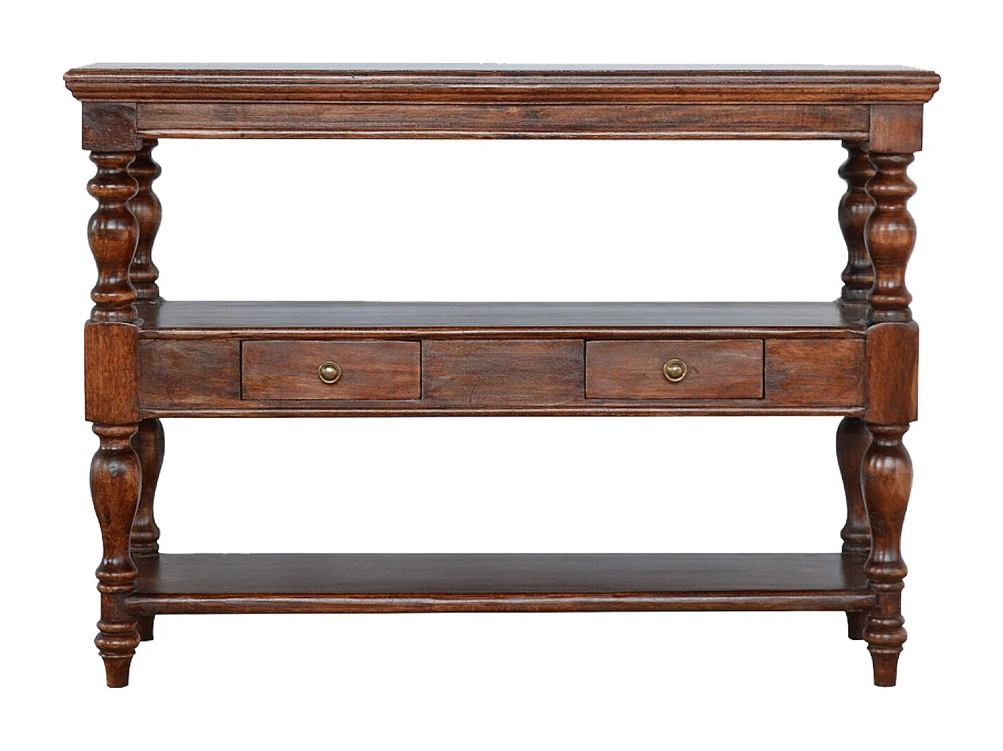 Artisan Furniture Solid Wood Solid Wood Turned Leg Console Table