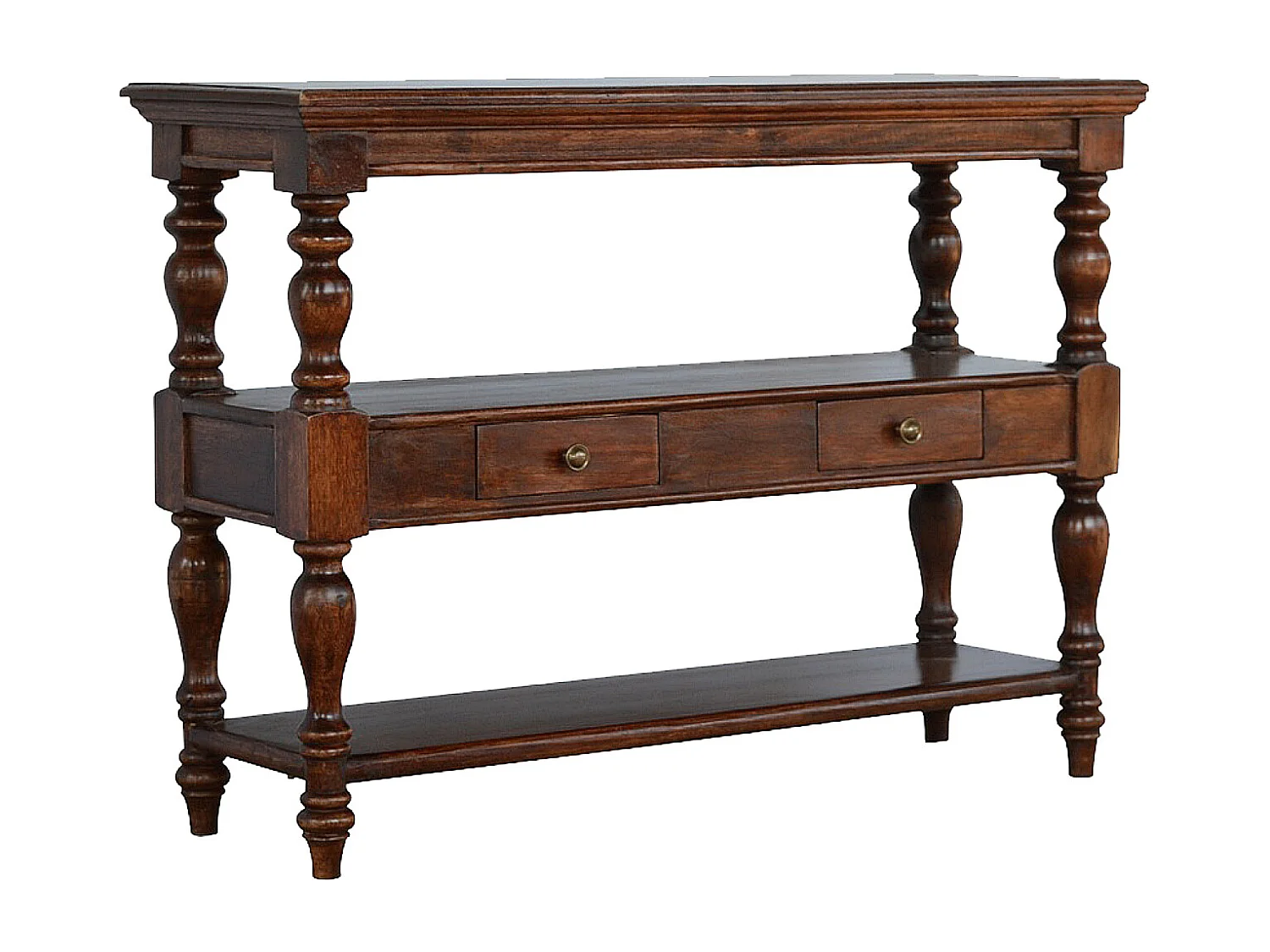 Artisan Furniture Solid Wood Solid Wood Turned Leg Console Table