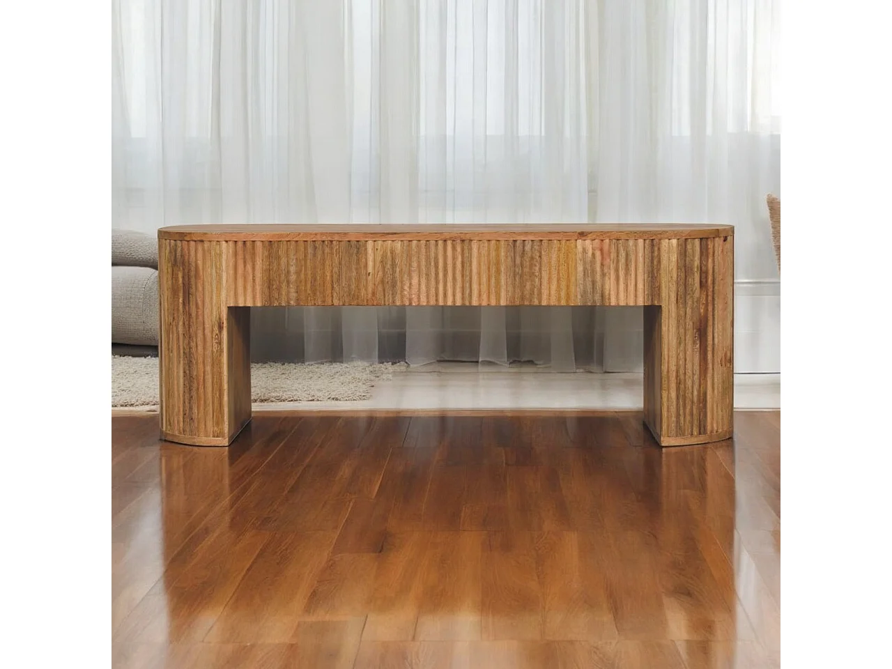 Artisan Furniture Solid Wood Soba Straight Media Unit