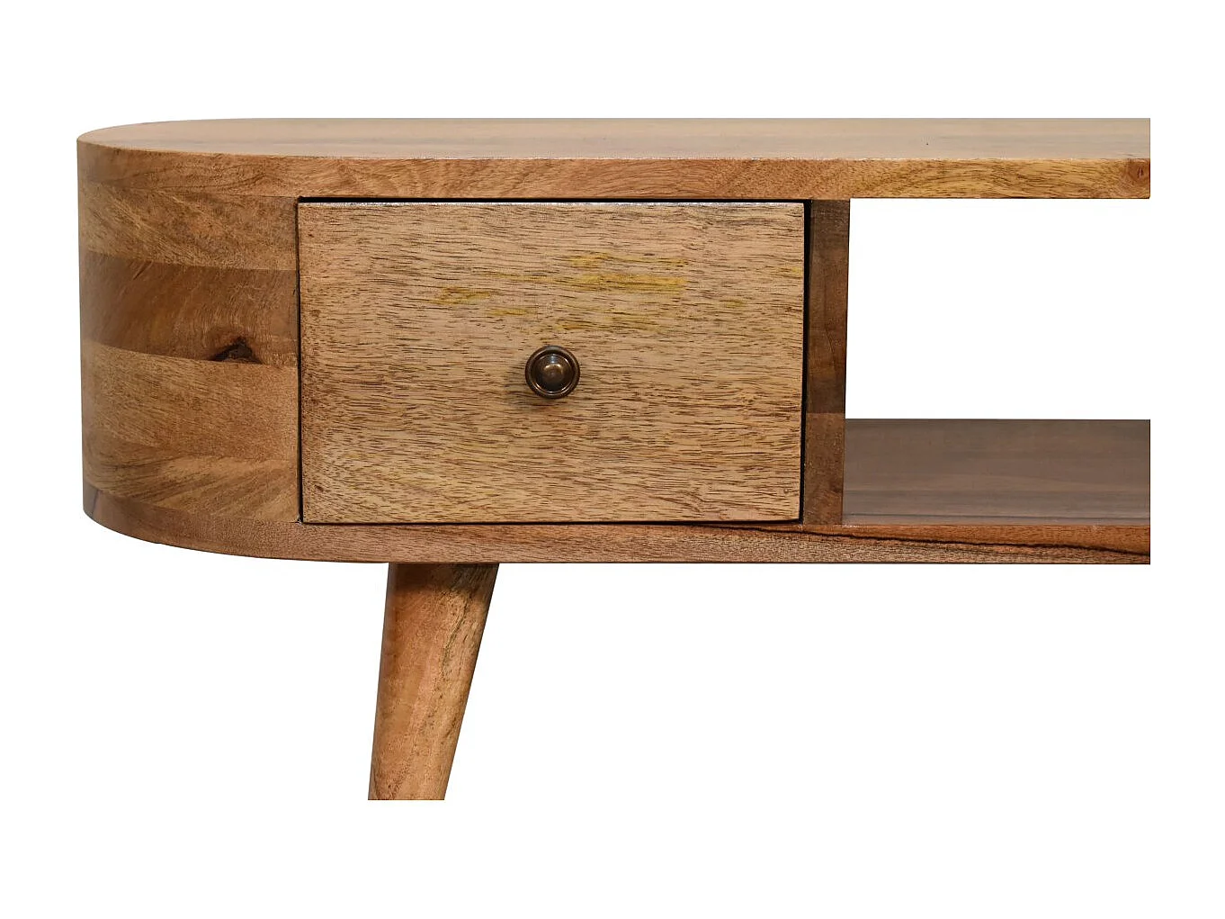 Artisan Furniture Solid Wood Mini Rounded Entertainment Unit