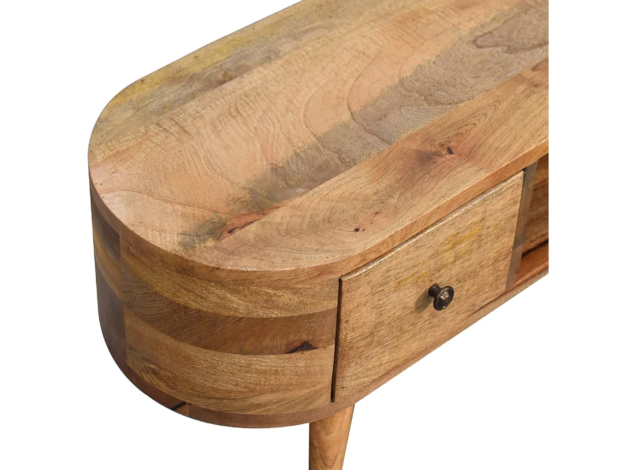 Artisan Furniture Solid Wood Mini Rounded Entertainment Unit