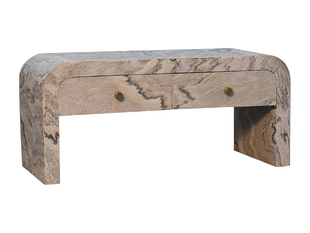 Artisan Furniture Solid Wood Nouveau Media Unit