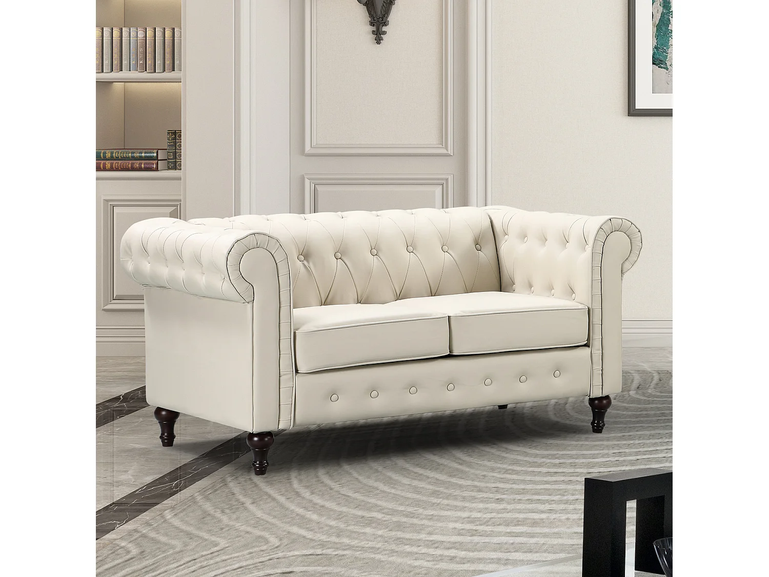 Richland 2 Seat Leather Sofa