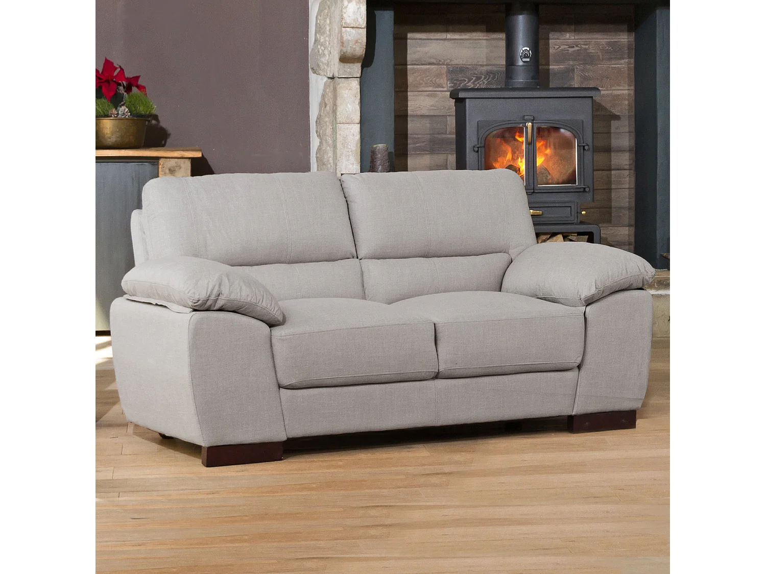 Westbrook 2 Seat Textured Fabric Sofa