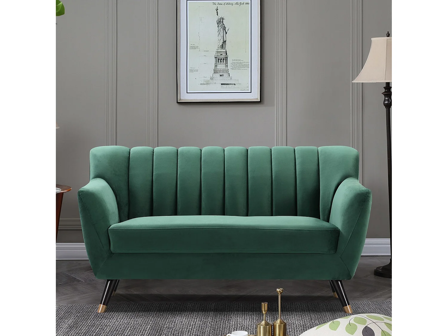 Morgan 2 Seat Velvet Sofa