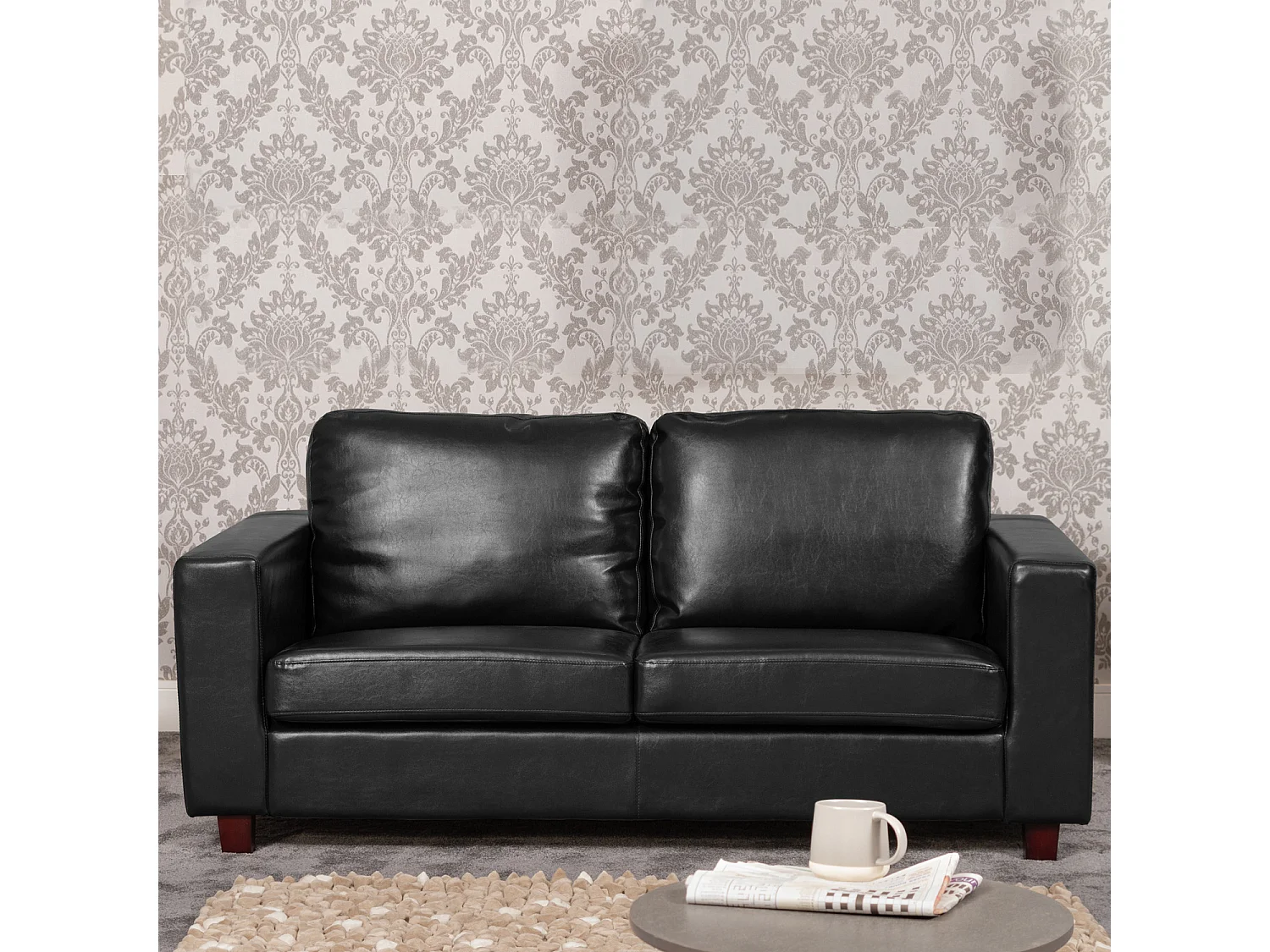 Woodleigh 3 Seat Leather Sofa