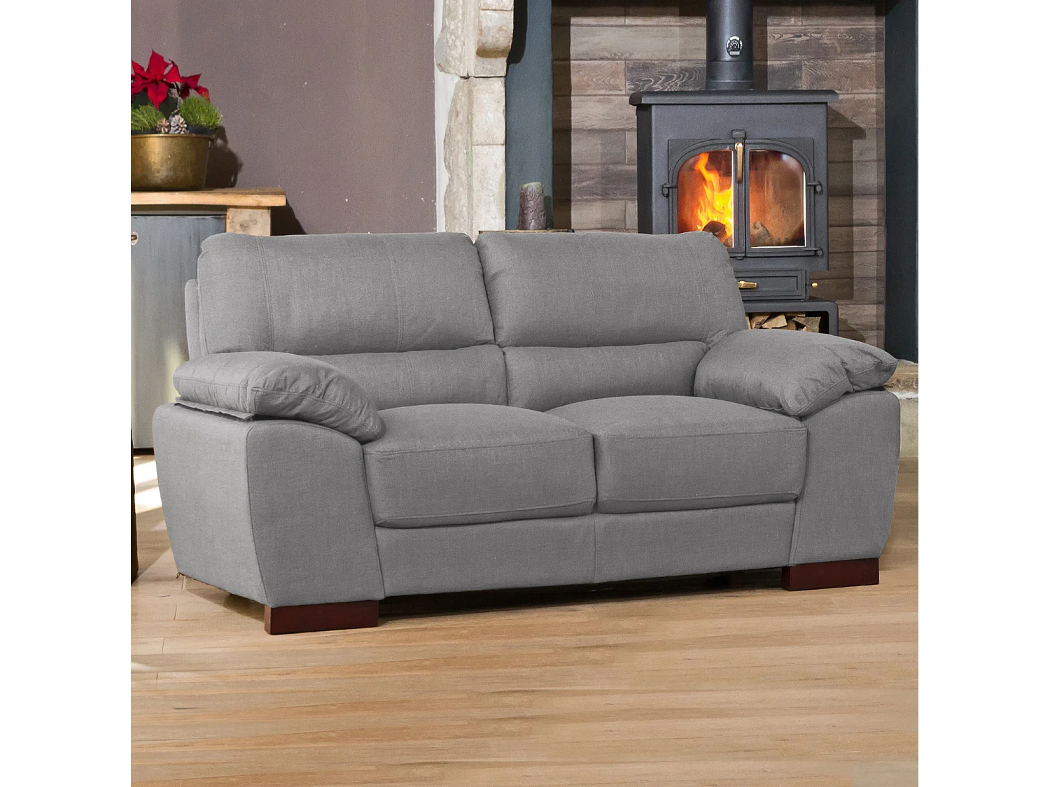 Westbrook 2 Seat Textured Fabric Sofa