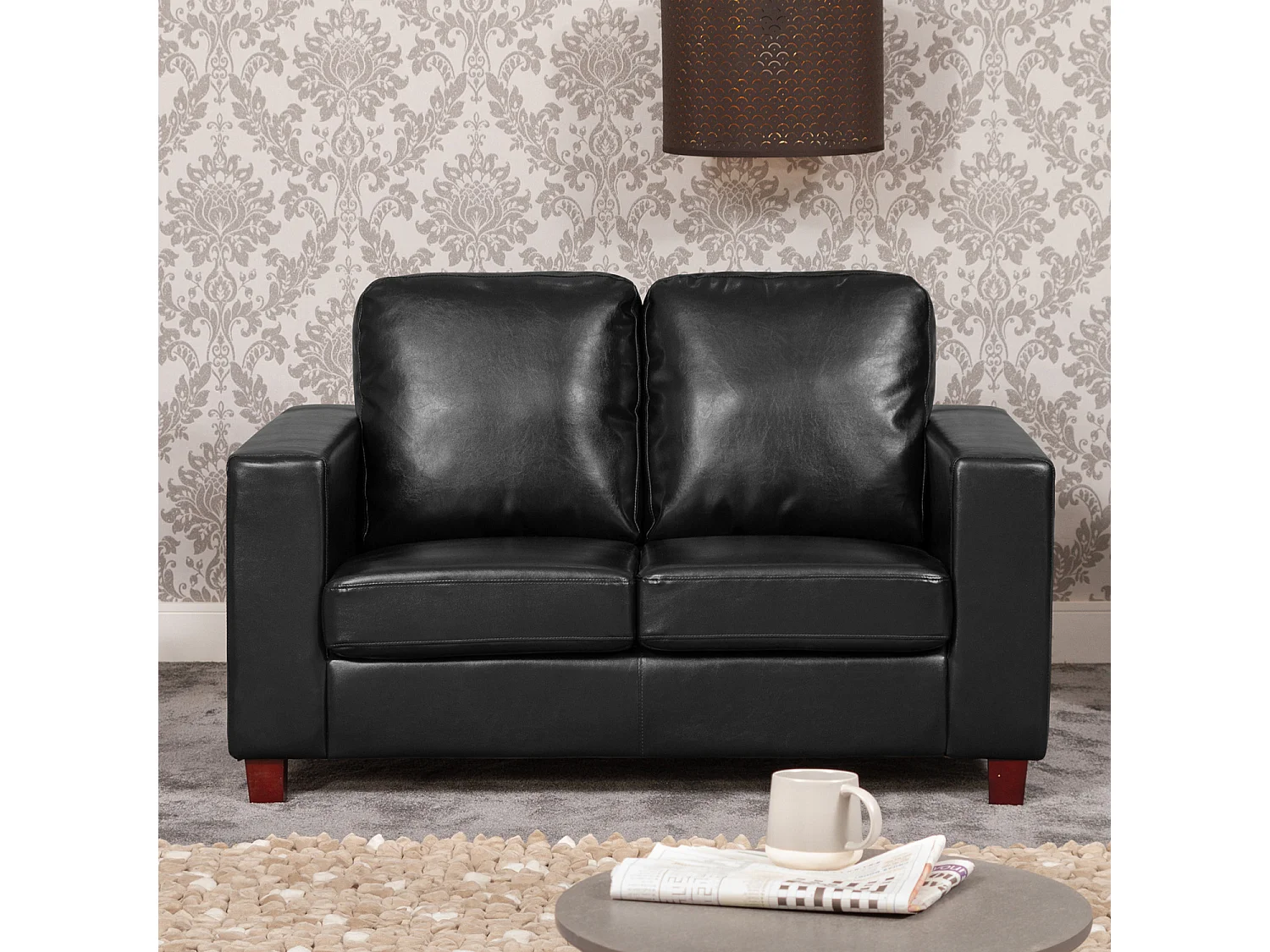 Woodleigh 2 Seat Leather Sofa