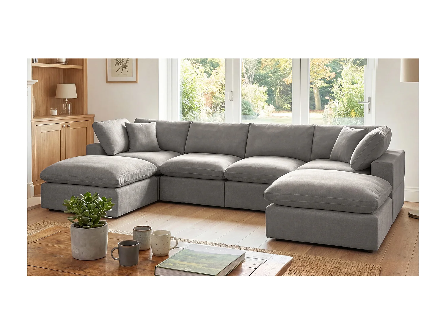 Cotleigh 6-Piece U-Shaped Modular Corner Sofa