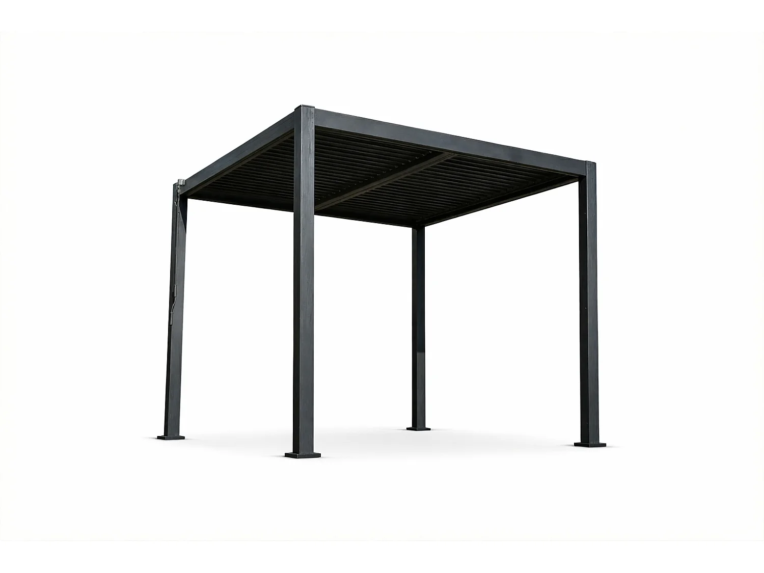 3m x 3m Aluminium Pergola with Manual Louvre Roofing