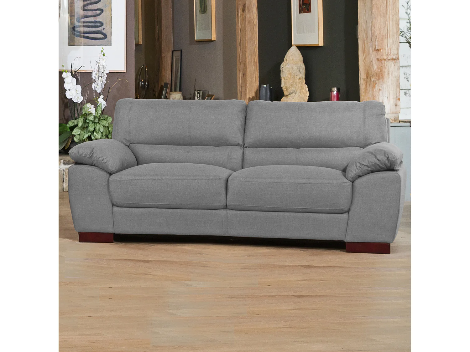 Westbrook 3 Seat Textured Fabric Sofa