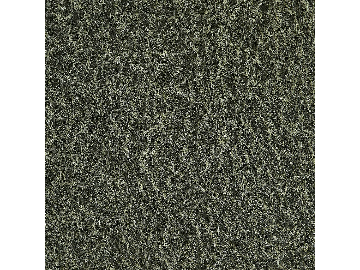 Chauffeuse tissu effet alpaca 3 places. kaki. style contemporain. L 91 x P 105 x H 72cm