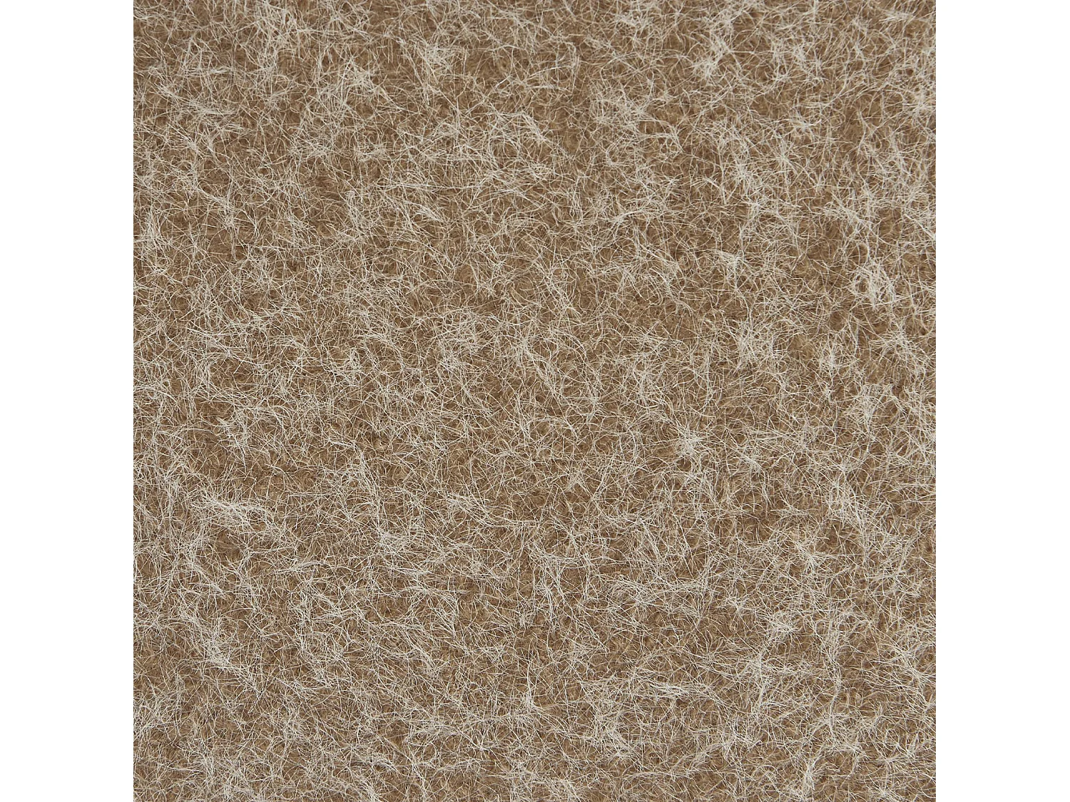 Chauffeuse tissu effet alpaca 3 places. beige. style contemporain. L 91 x P 105 x H 72cm
