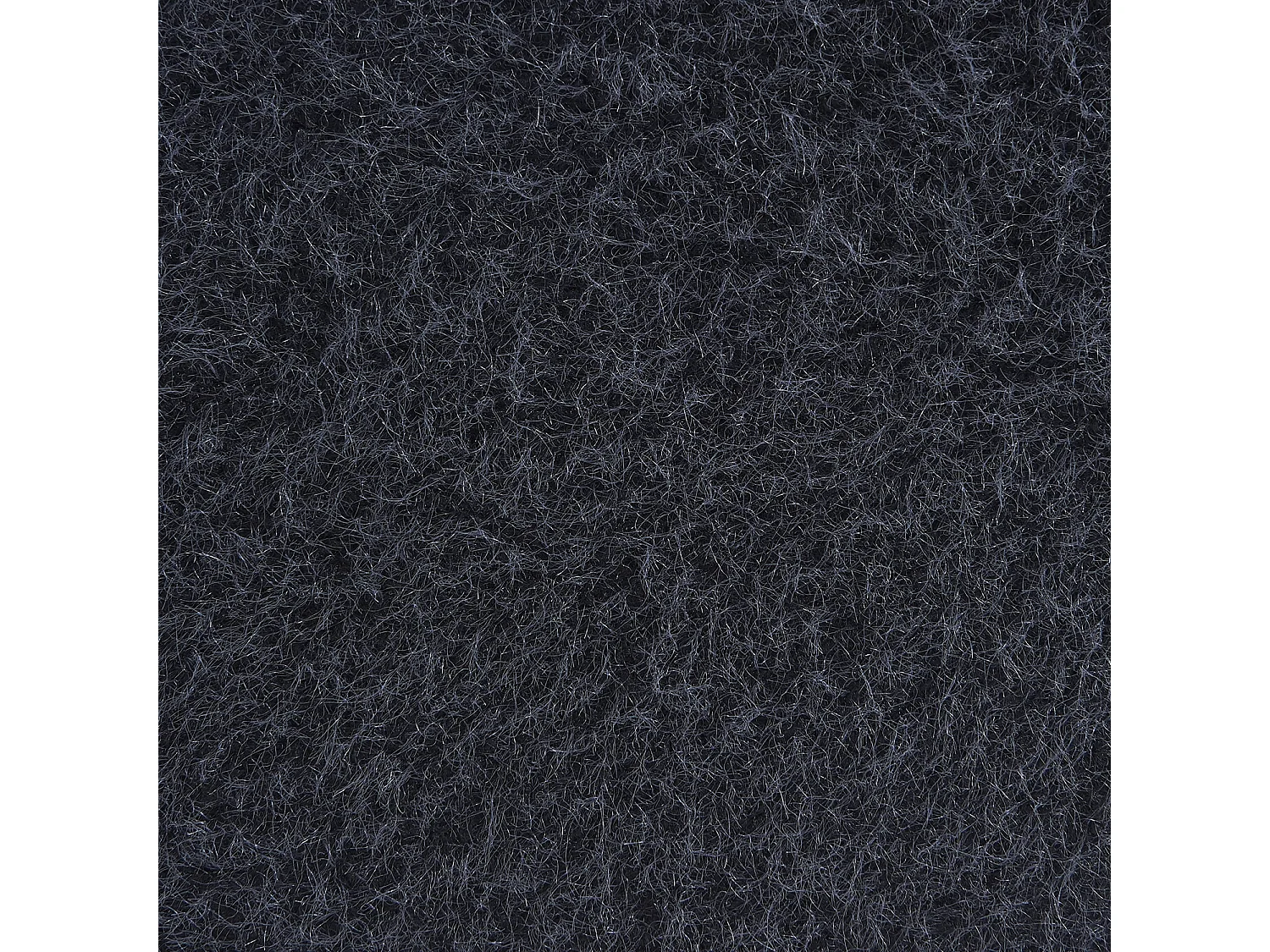 Chauffeuse tissu effet alpaca 3 places. bleu nuit. style contemporain. L 91 x P 105 x H 72cm
