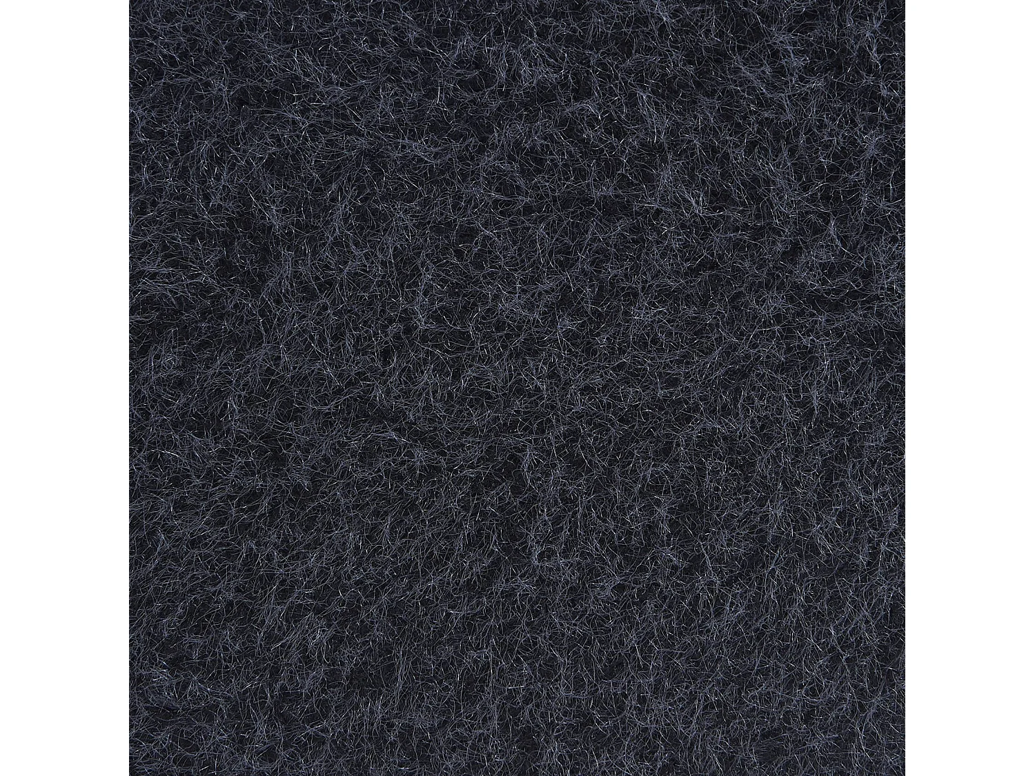 Chauffeuse tissu effet alpaca 3 places. bleu nuit. style contemporain. L 91 x P 105 x H 72cm