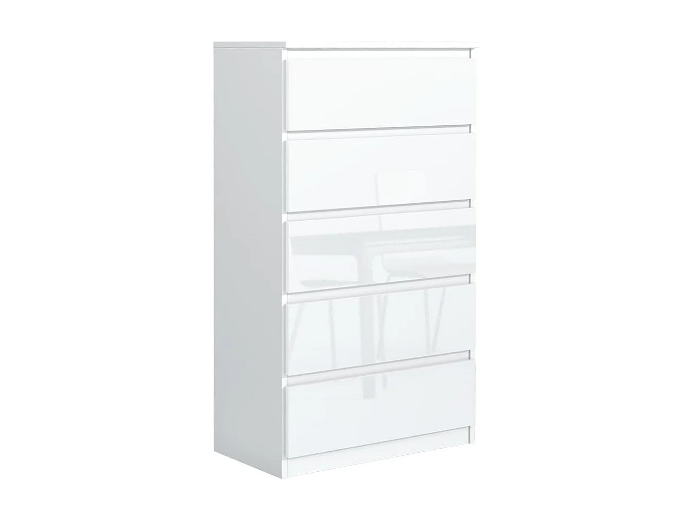 MebLocker 5-ladekast met 5 lades, ideaal voor woonkamer, slaapkamer, kinderruimte, tienerkamer en kantoor