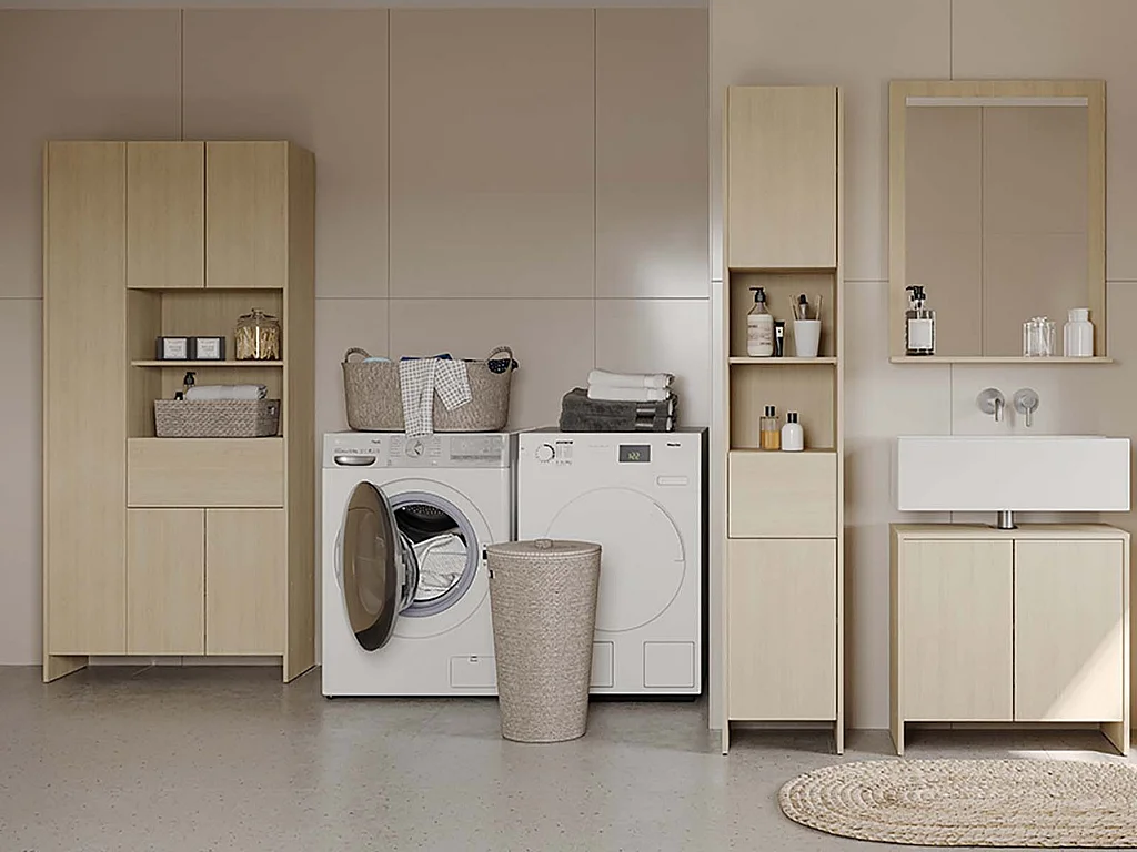 Espelho AMBIHOME KLEA - Carvalho Vicenza, C64xA83xP12cm