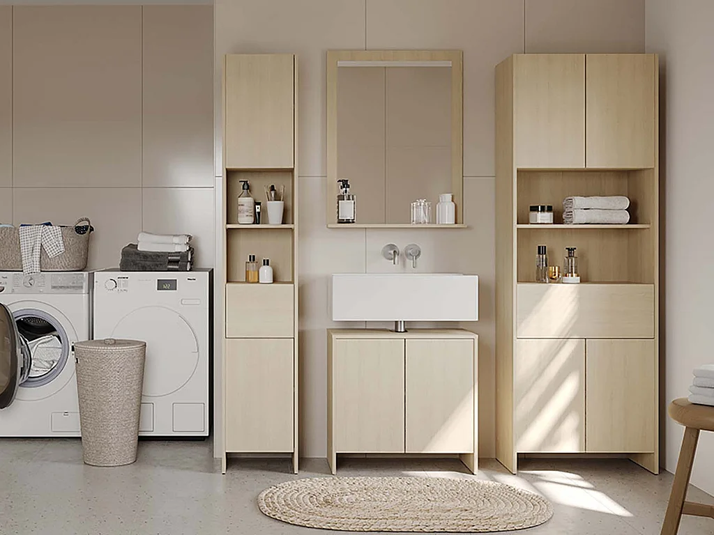 Espelho AMBIHOME KLEA - Carvalho Vicenza, C64xA83xP12cm