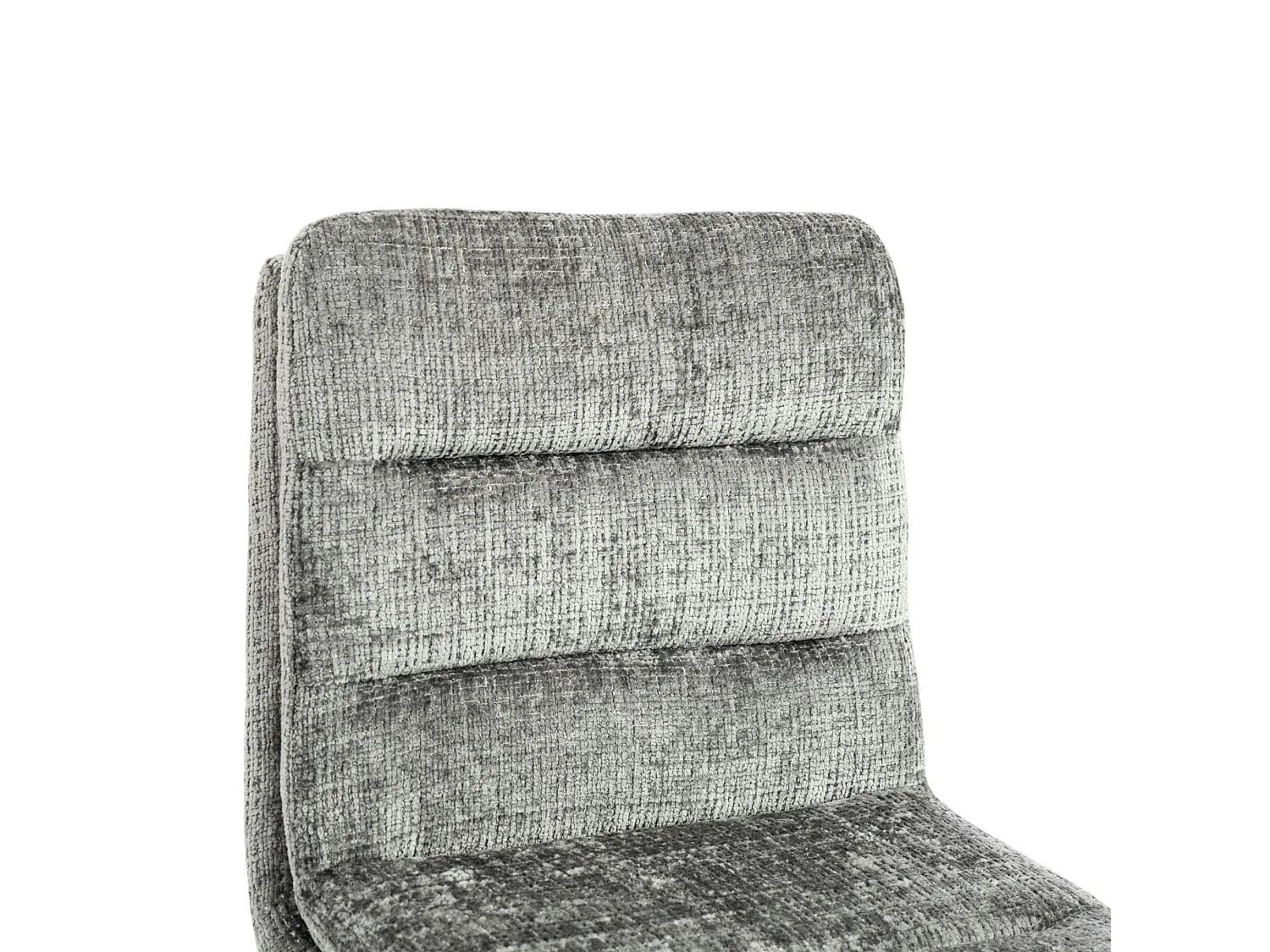 Chaise de bar grise réglable en hauteur (x2) PALERME