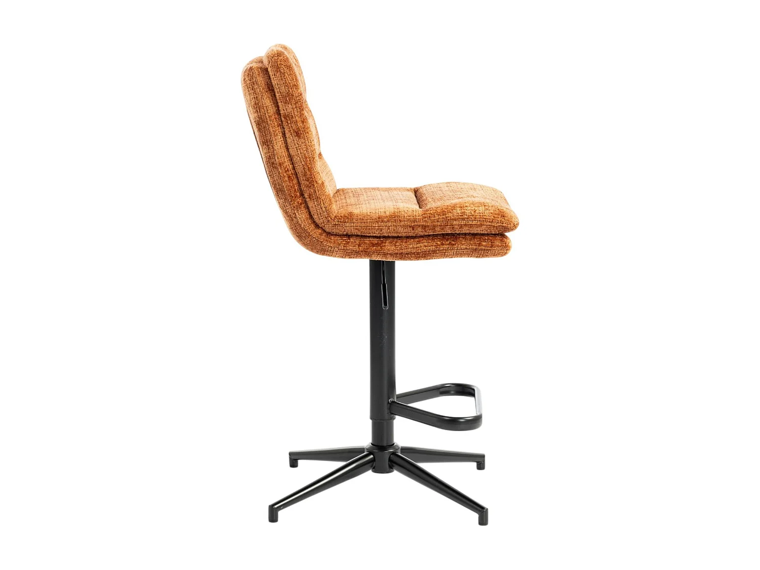 Chaise de bar rouille réglable en hauteur (x2) PALERME