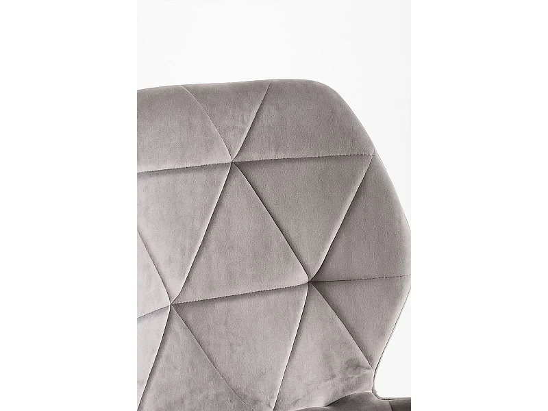 Sillas - Silla Sesel Terciopelo - Gris claro