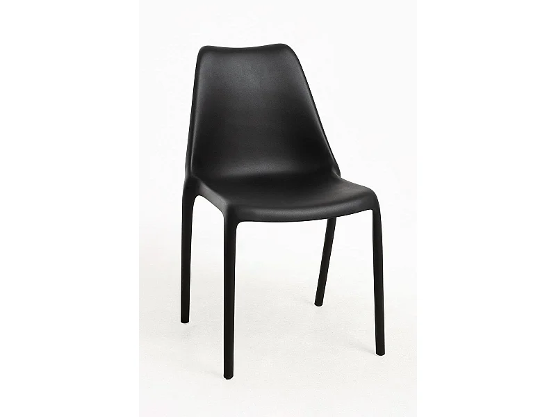 Sillas Jardín - Silla Synk Polipropileno - Negro