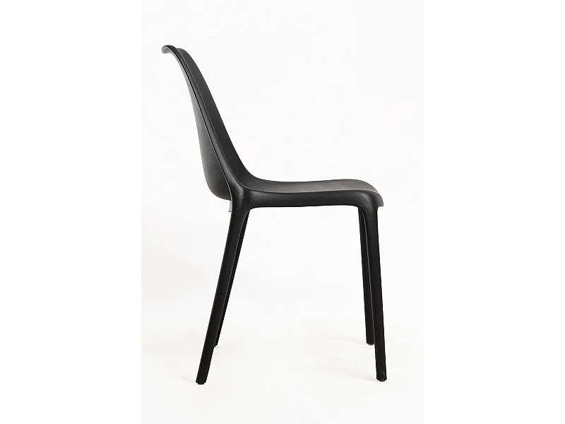 Sillas Jardín - Silla Synk Polipropileno - Negro