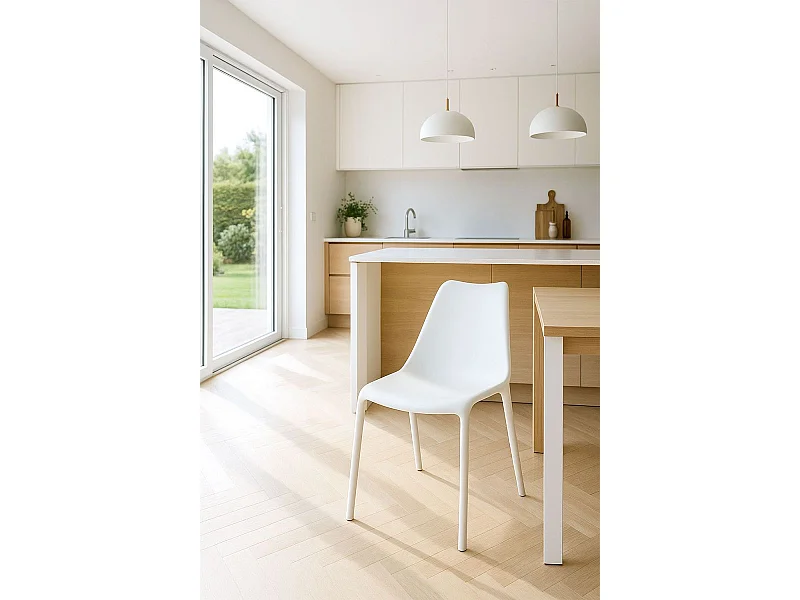 Sillas Jardín - Silla Synk Polipropileno - Blanco