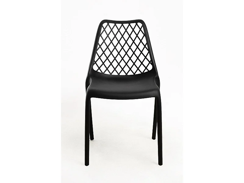 Sillas Jardín - Silla Mima Polipropileno - Negro