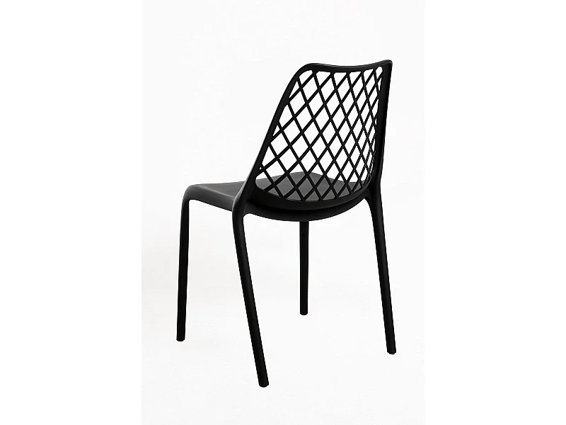 Sillas Jardín - Silla Mima Polipropileno - Negro
