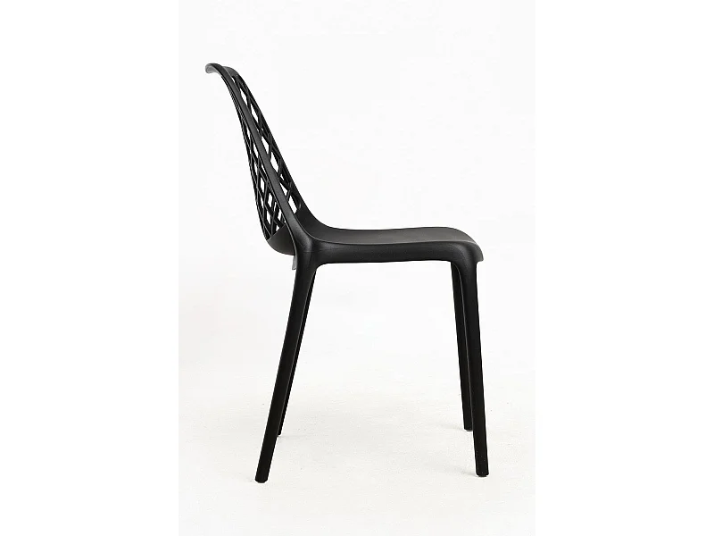 Sillas Jardín - Silla Mima Polipropileno - Negro