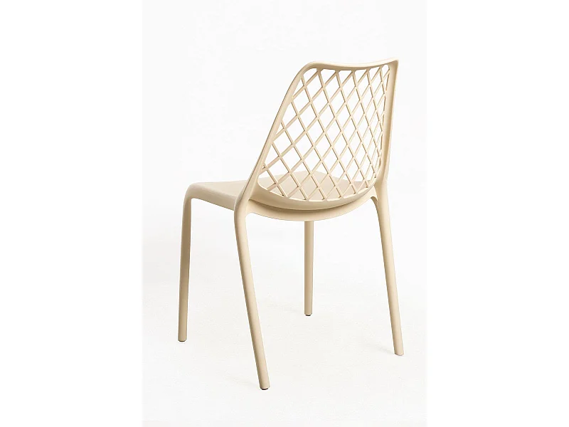 Sillas Jardín - Silla Mima Polipropileno - Beige