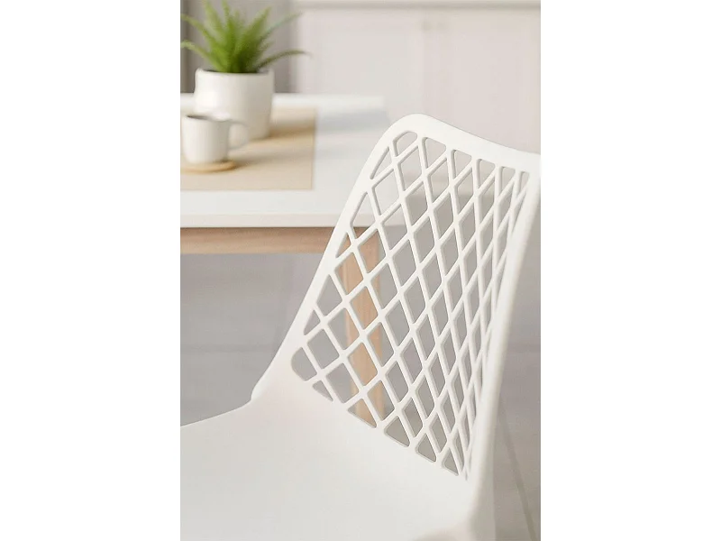 Sillas Jardín - Silla Mima Polipropileno - Blanco