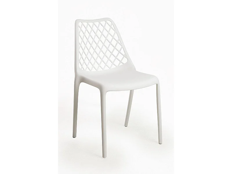 Sillas Jardín - Silla Mima Polipropileno - Blanco