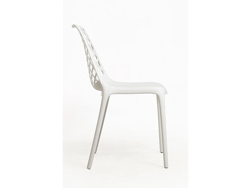 Sillas Jardín - Silla Mima Polipropileno - Blanco