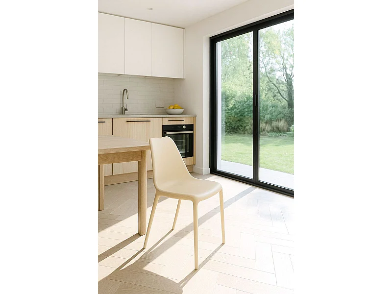 Sillas Jardín - Silla Synk Polipropileno - Beige