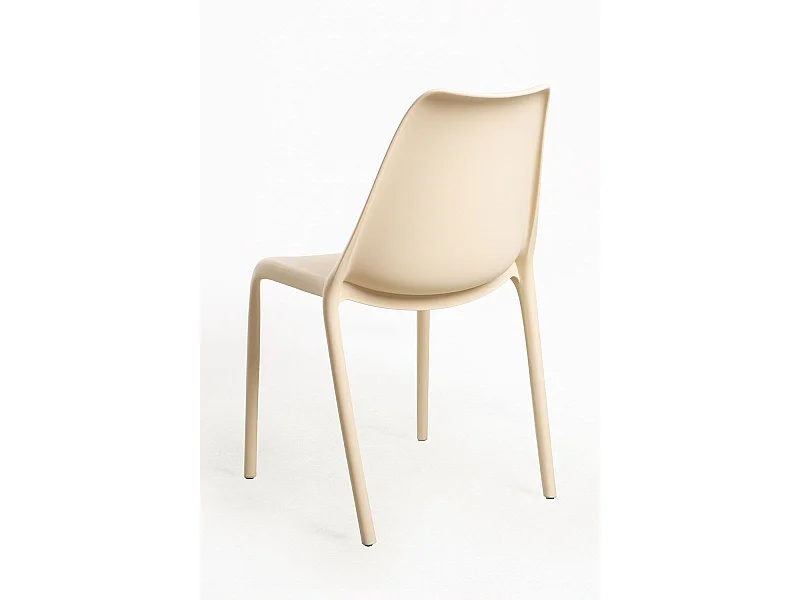 Sillas Jardín - Silla Synk Polipropileno - Beige